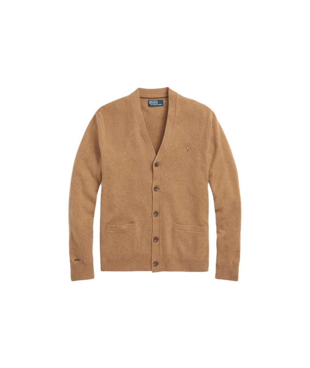 POLO RALPH LAUREN Коричневый кардиган, фото 1