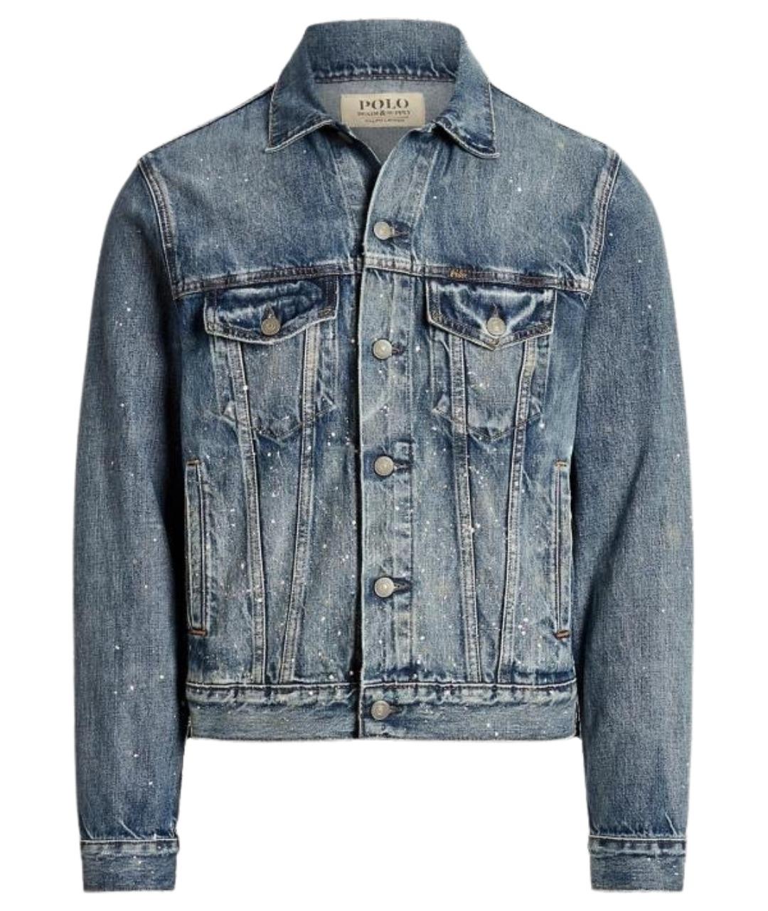 POLO RALPH LAUREN Синяя хлопковая куртка, фото 1