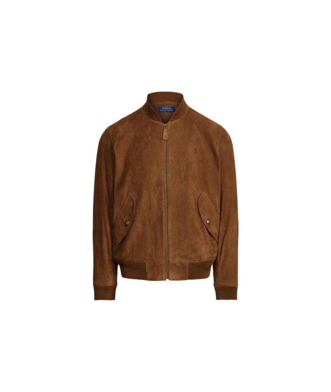 POLO RALPH LAUREN Коричневая замшевая куртка, фото 6