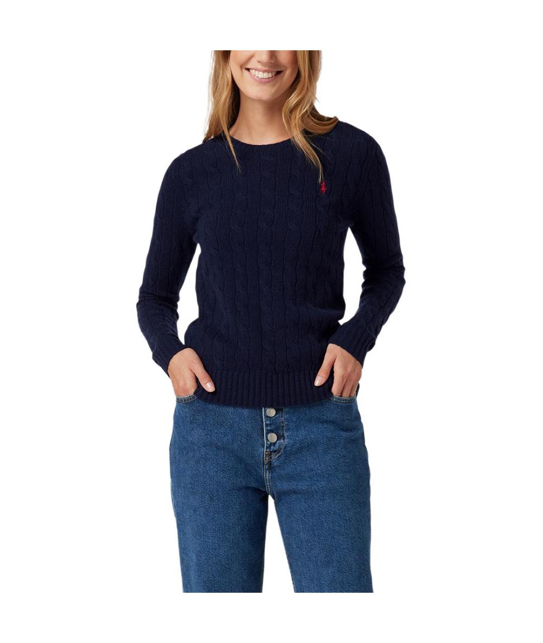 POLO RALPH LAUREN Темно-синий джемпер / свитер, фото 2