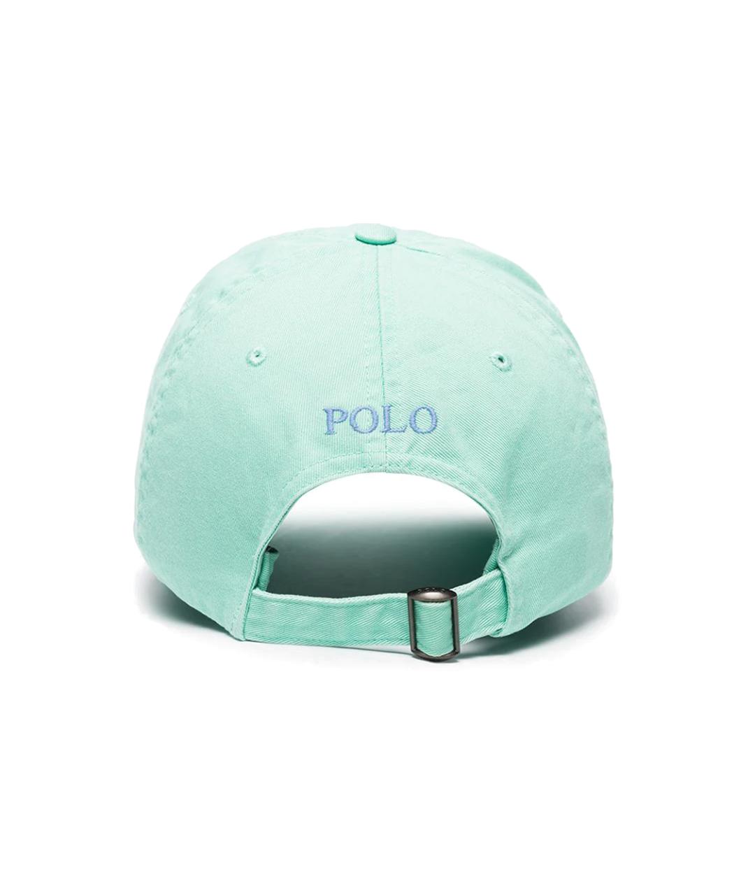 POLO RALPH LAUREN Голубая хлопковая кепка, фото 3