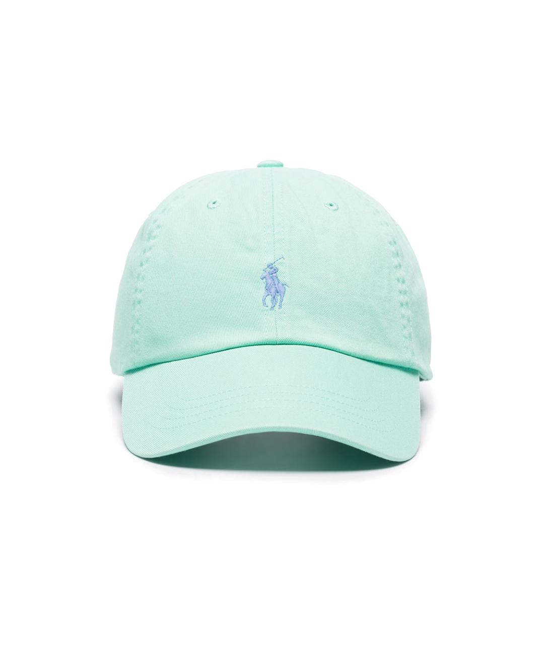 POLO RALPH LAUREN Голубая хлопковая кепка, фото 2