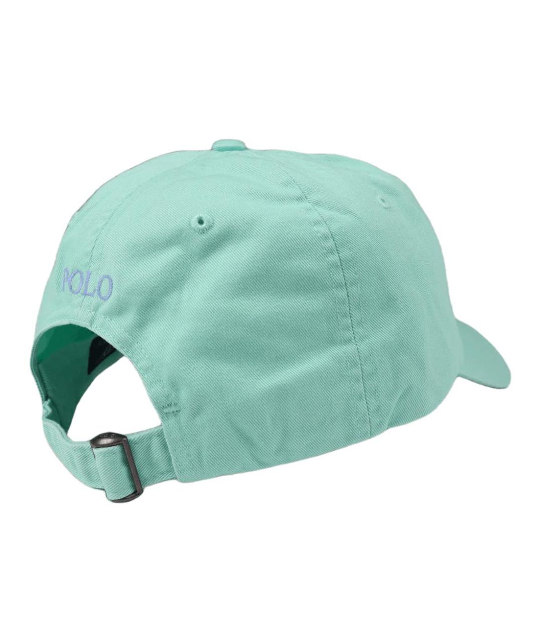 POLO RALPH LAUREN Голубая хлопковая кепка, фото 5