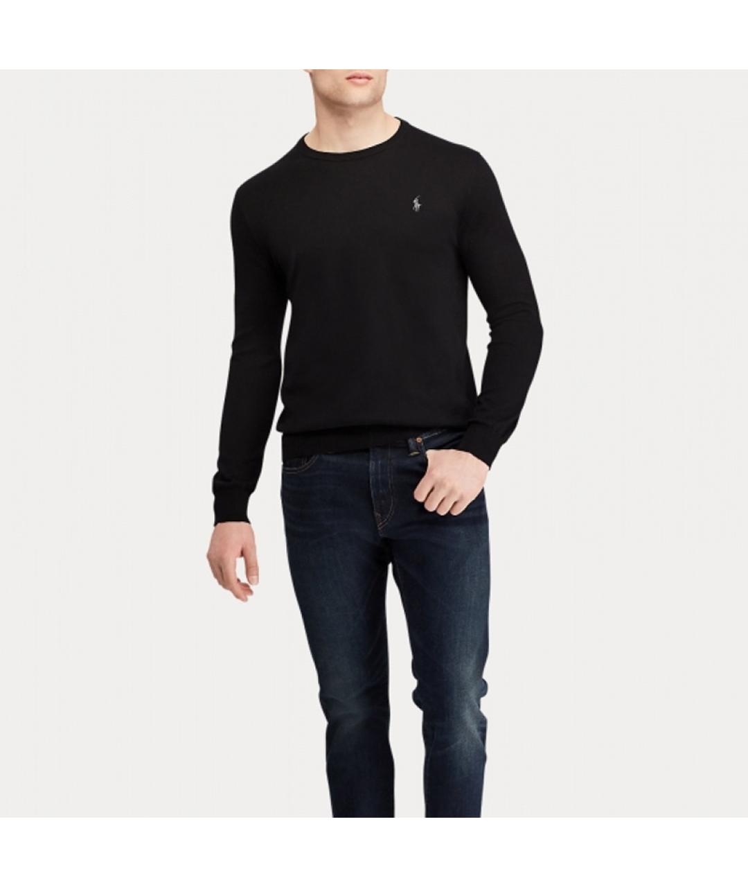 POLO RALPH LAUREN Черный джемпер / свитер, фото 2