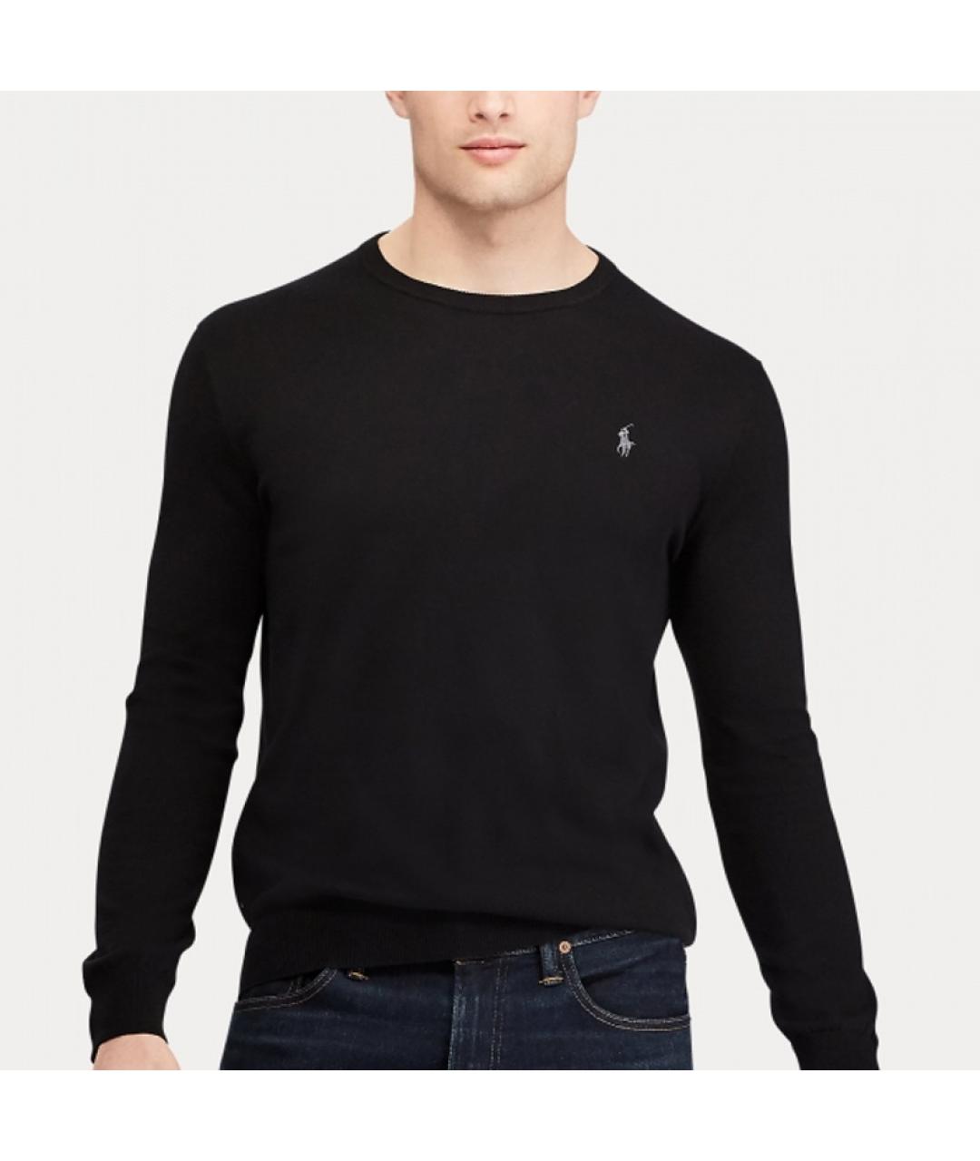 POLO RALPH LAUREN Черный джемпер / свитер, фото 3