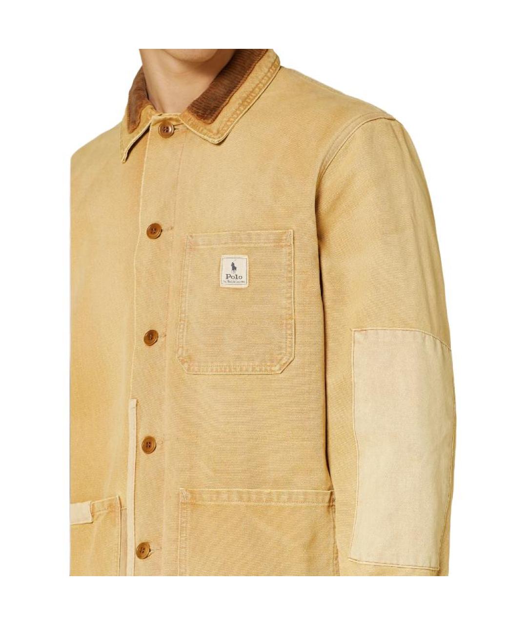 POLO RALPH LAUREN Желтая куртка, фото 2