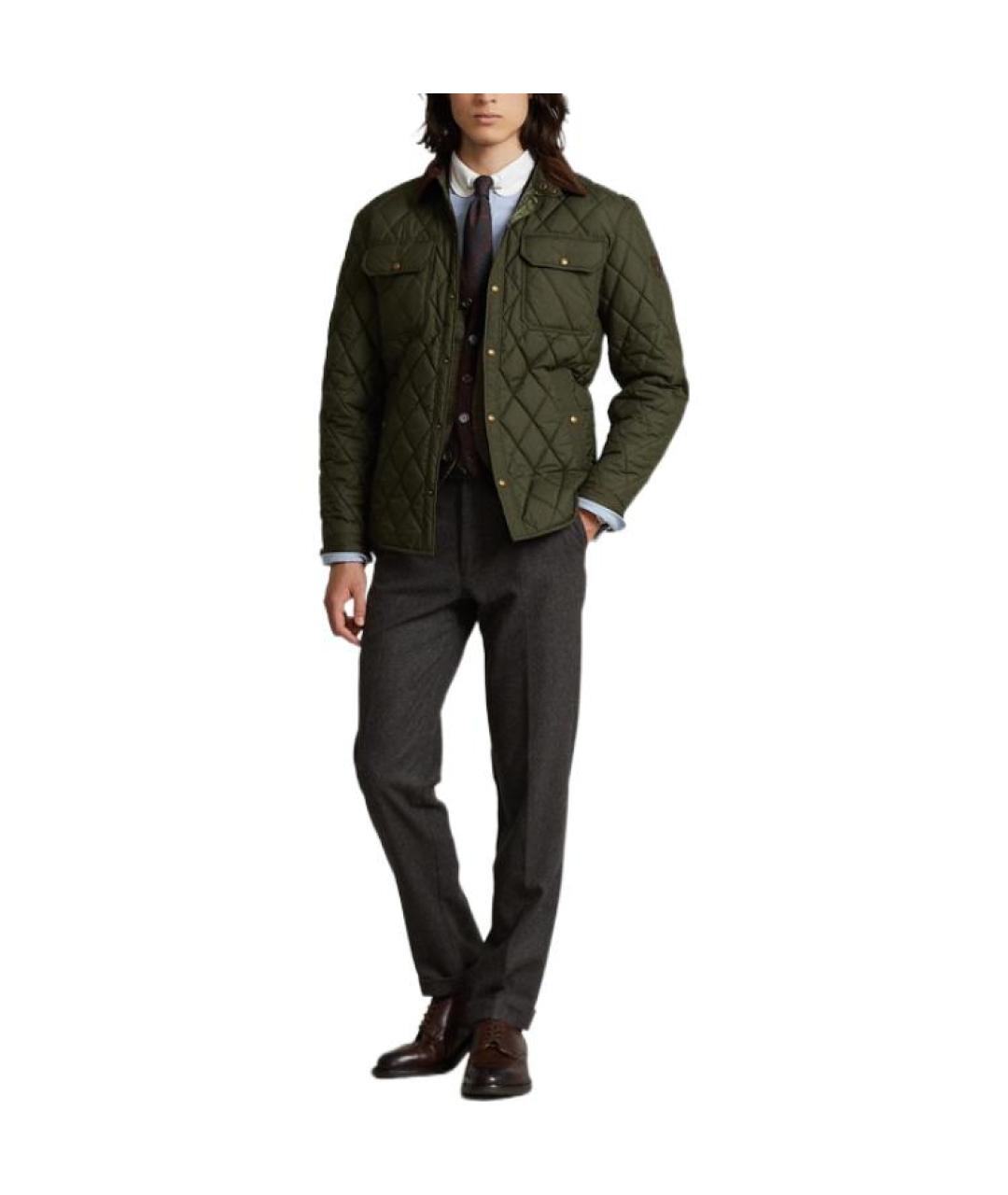 POLO RALPH LAUREN Зеленая куртка, фото 2