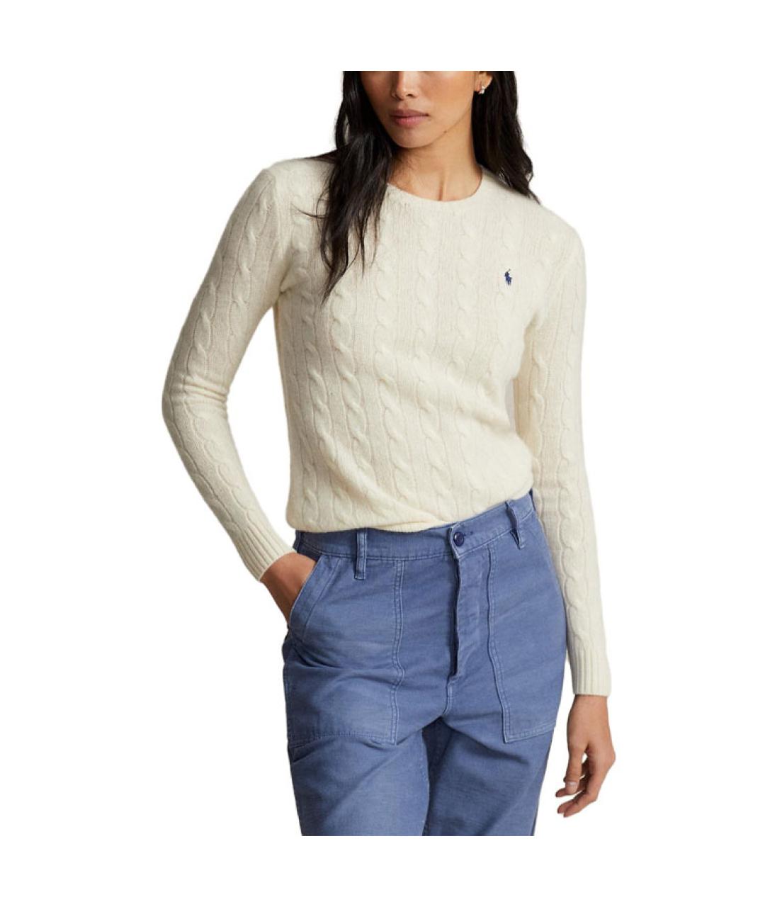 POLO RALPH LAUREN Бежевый джемпер / свитер, фото 4