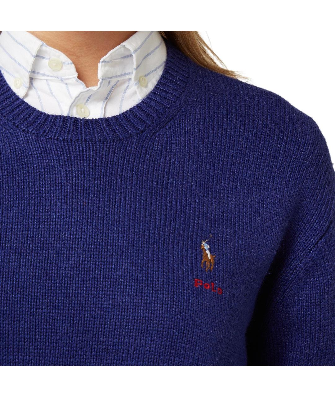 POLO RALPH LAUREN Темно-синий джемпер / свитер, фото 5