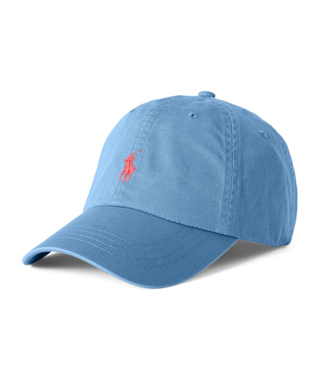 POLO RALPH LAUREN Голубая хлопковая кепка, фото 1