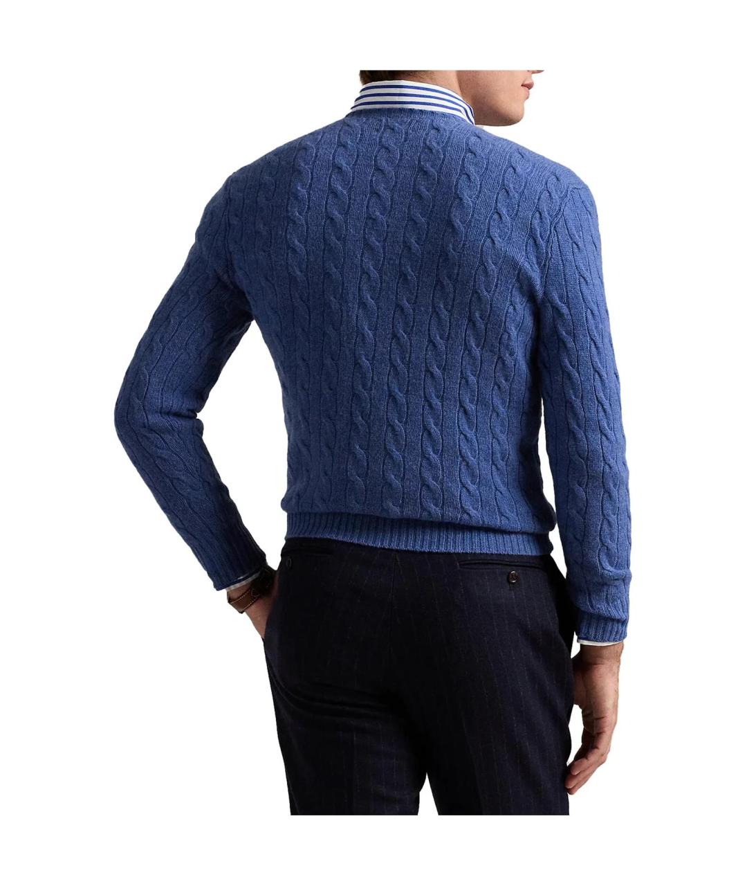 POLO RALPH LAUREN Синий джемпер / свитер, фото 5