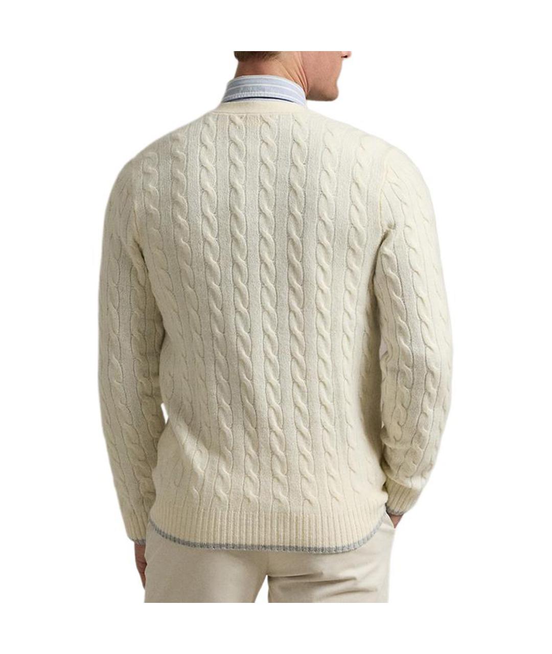 POLO RALPH LAUREN Бежевый джемпер / свитер, фото 3