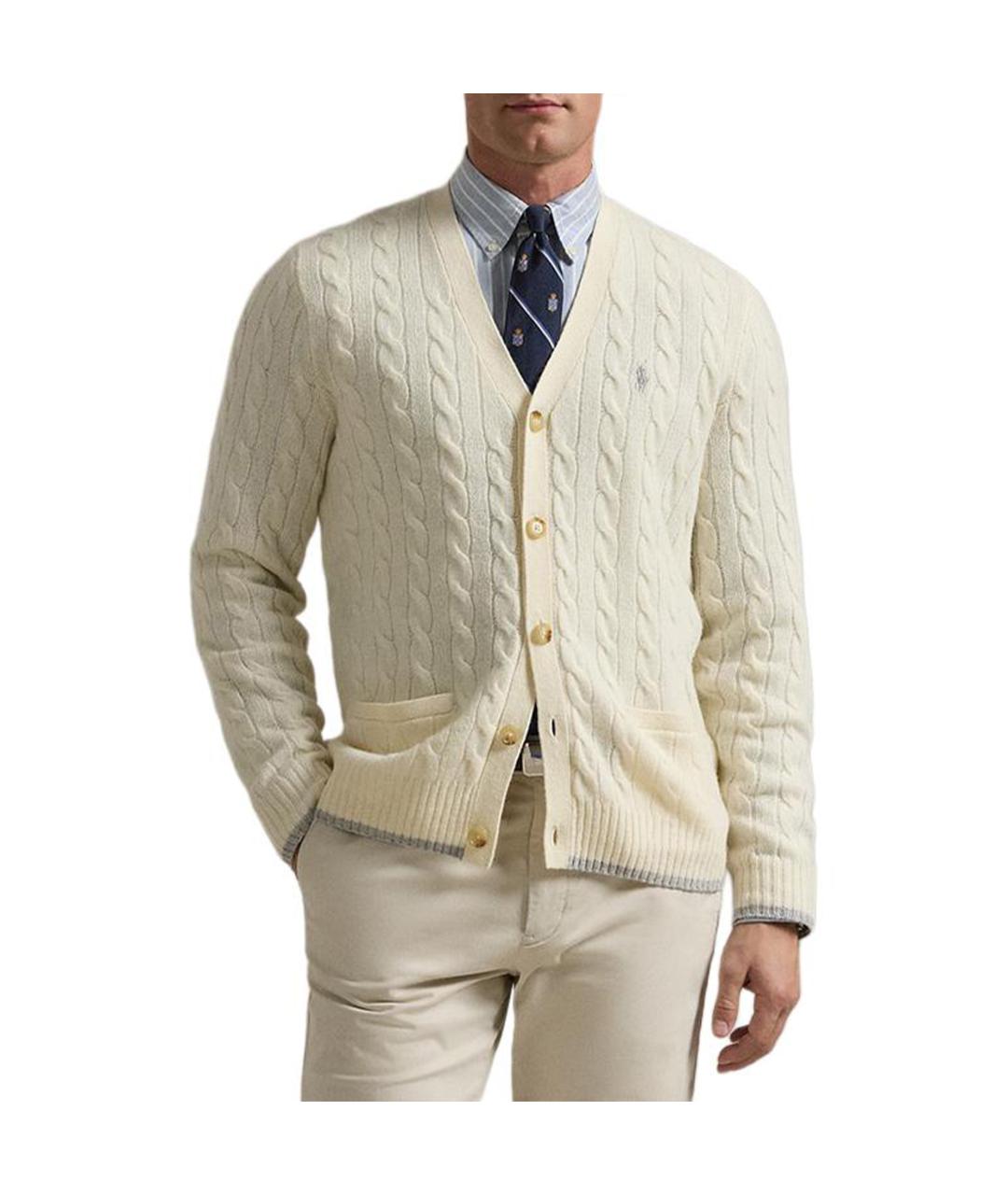 POLO RALPH LAUREN Бежевый джемпер / свитер, фото 2