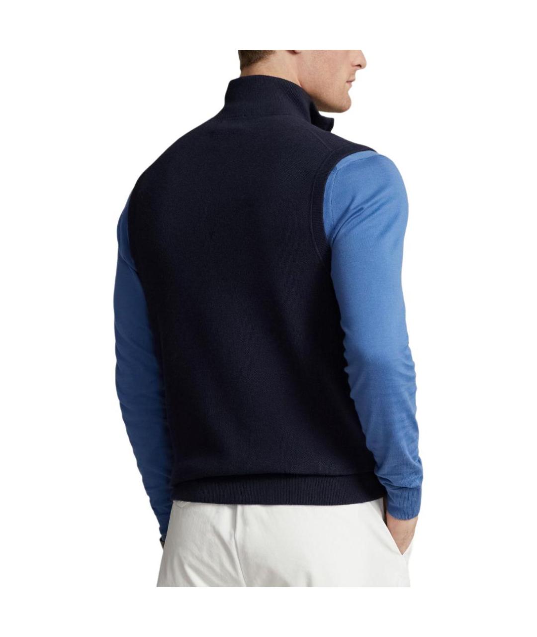 POLO RALPH LAUREN Темно-синяя жилетка, фото 3