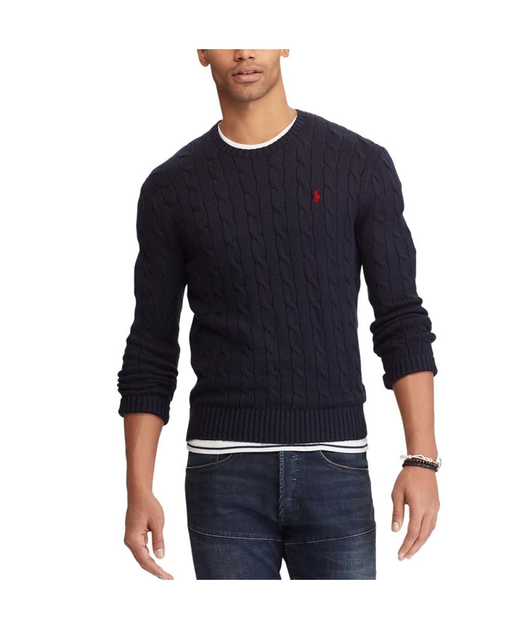 POLO RALPH LAUREN Темно-синий джемпер / свитер, фото 3