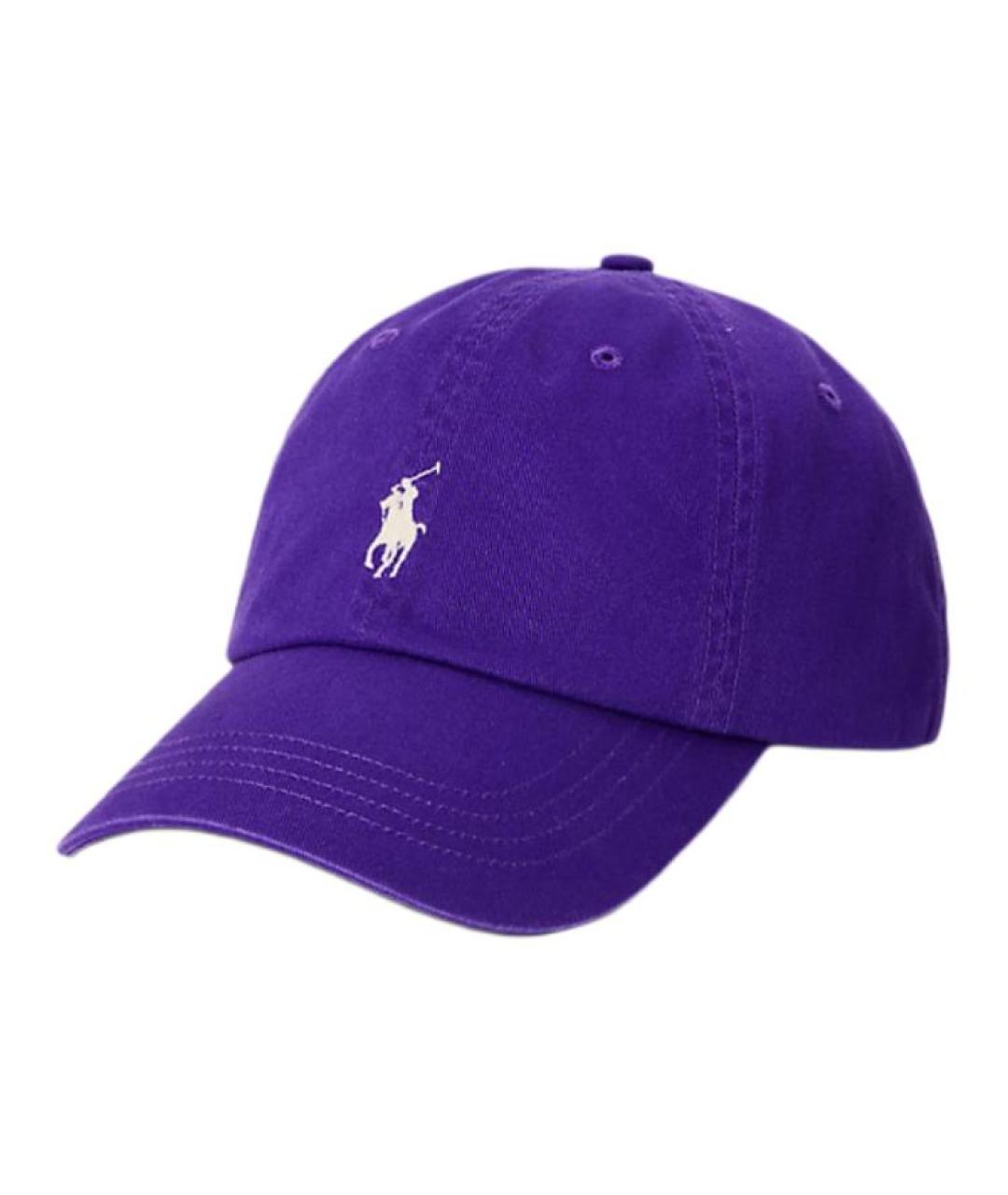 POLO RALPH LAUREN Фиолетовая хлопковая кепка, фото 1