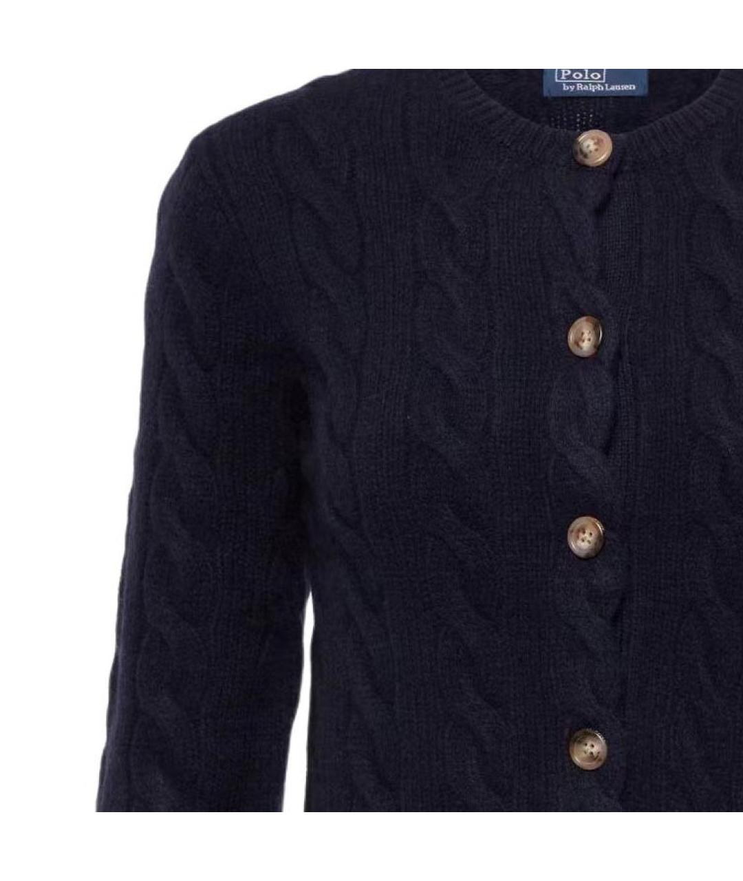 POLO RALPH LAUREN Синий шерстяной джемпер / свитер, фото 5
