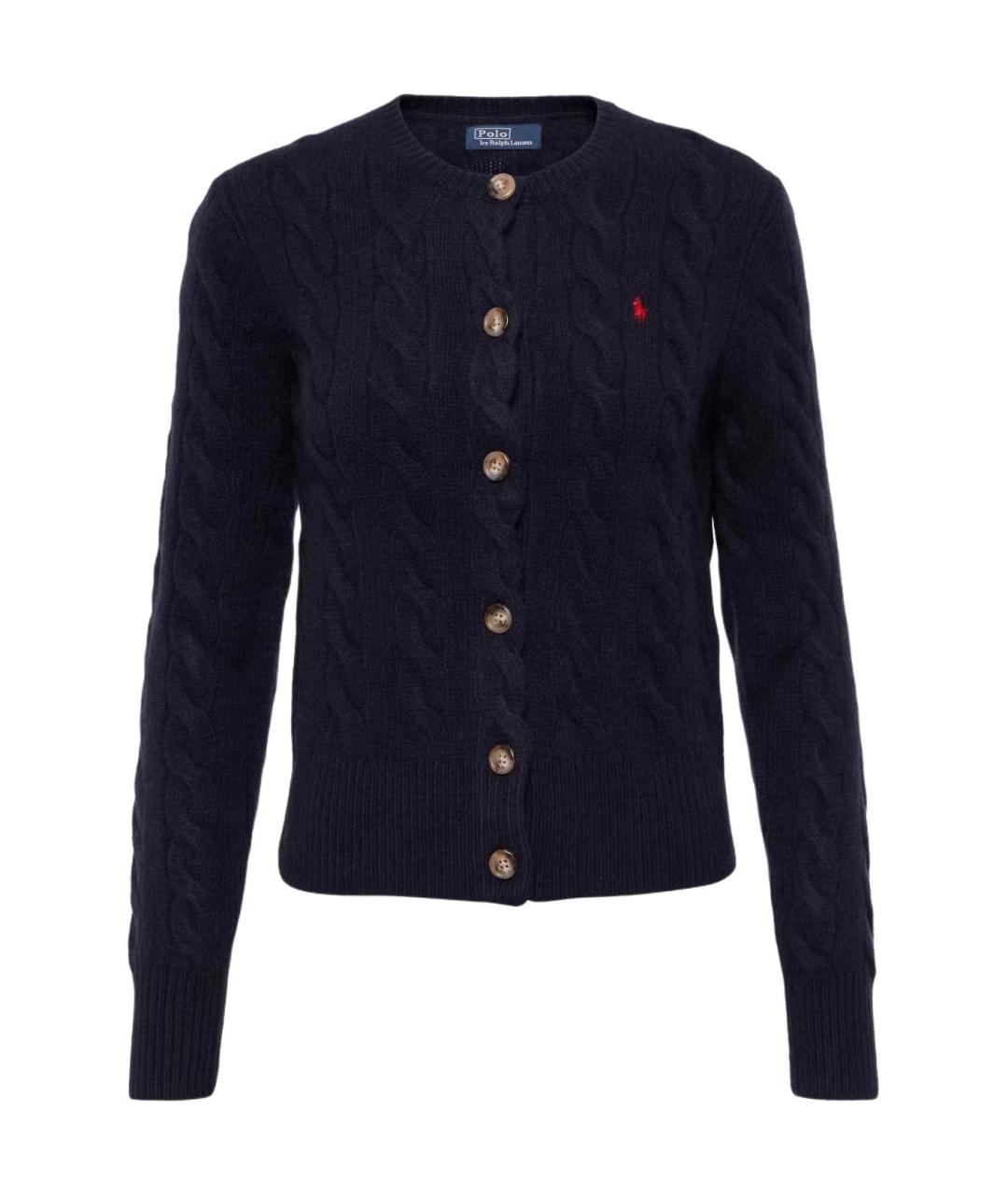 POLO RALPH LAUREN Синий шерстяной джемпер / свитер, фото 1