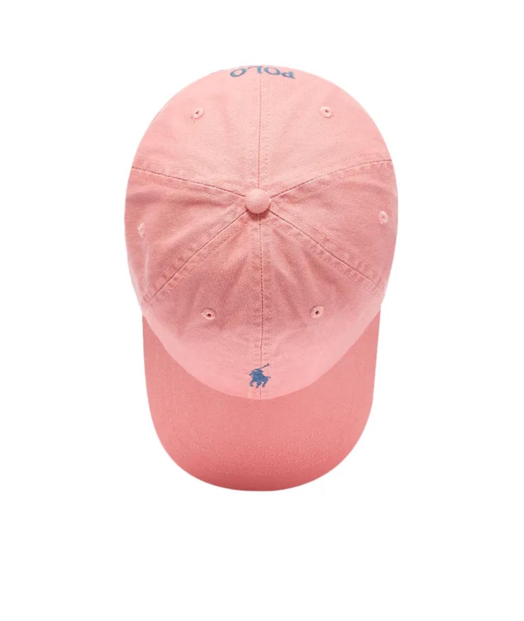 POLO RALPH LAUREN Розовая хлопковая кепка, фото 2