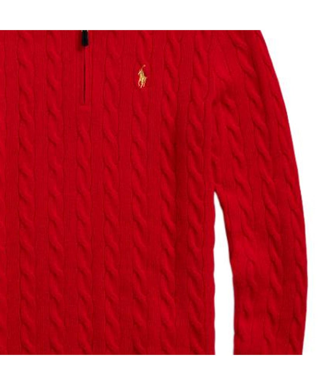POLO RALPH LAUREN Красный хлопковый джемпер / свитер, фото 6