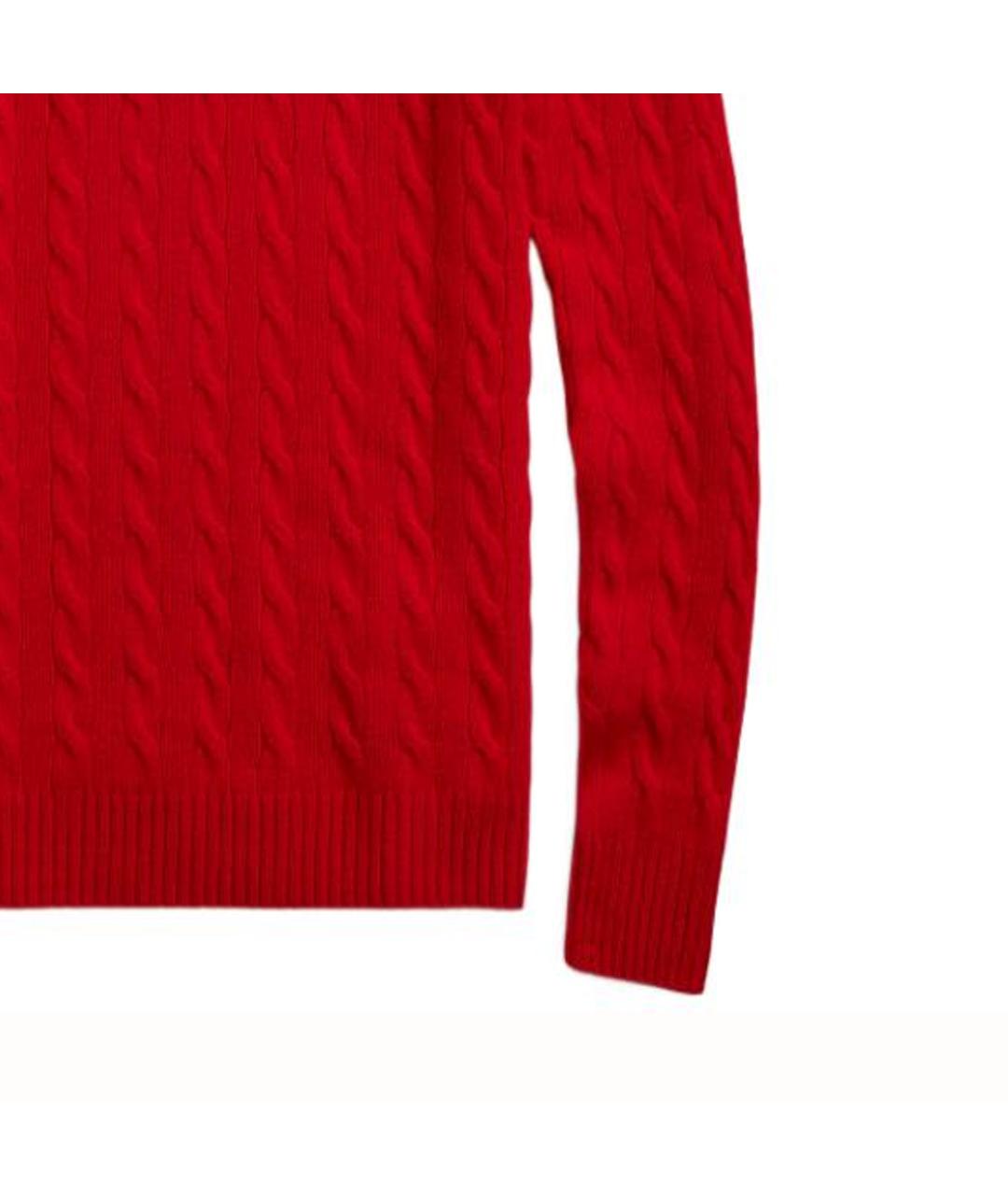 POLO RALPH LAUREN Красный хлопковый джемпер / свитер, фото 5