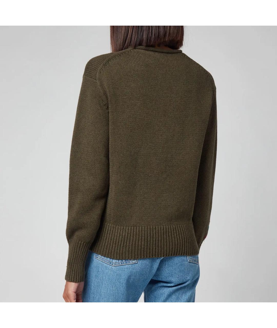 POLO RALPH LAUREN Зеленый джемпер / свитер, фото 3