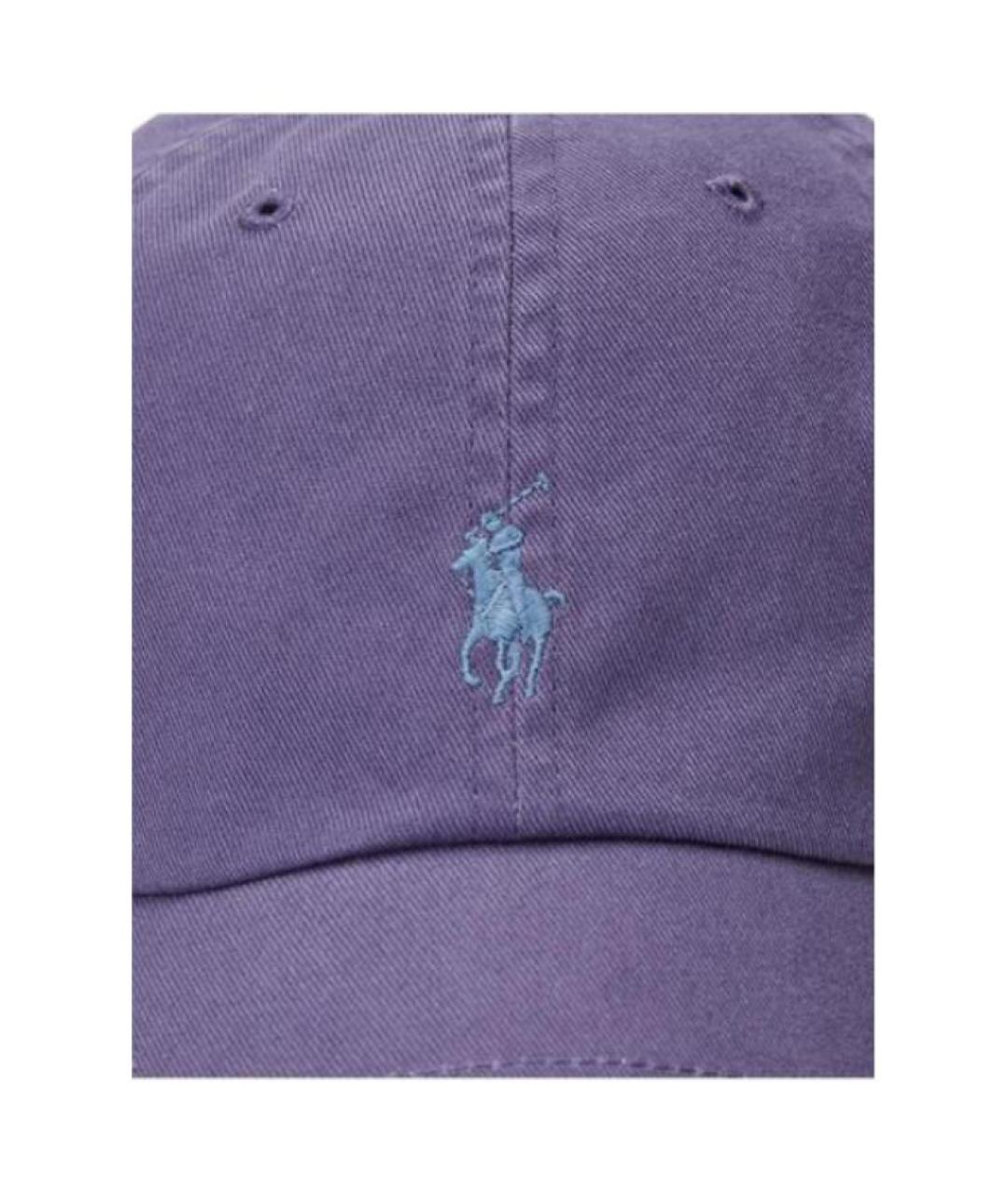 POLO RALPH LAUREN Фиолетовая хлопковая кепка, фото 3
