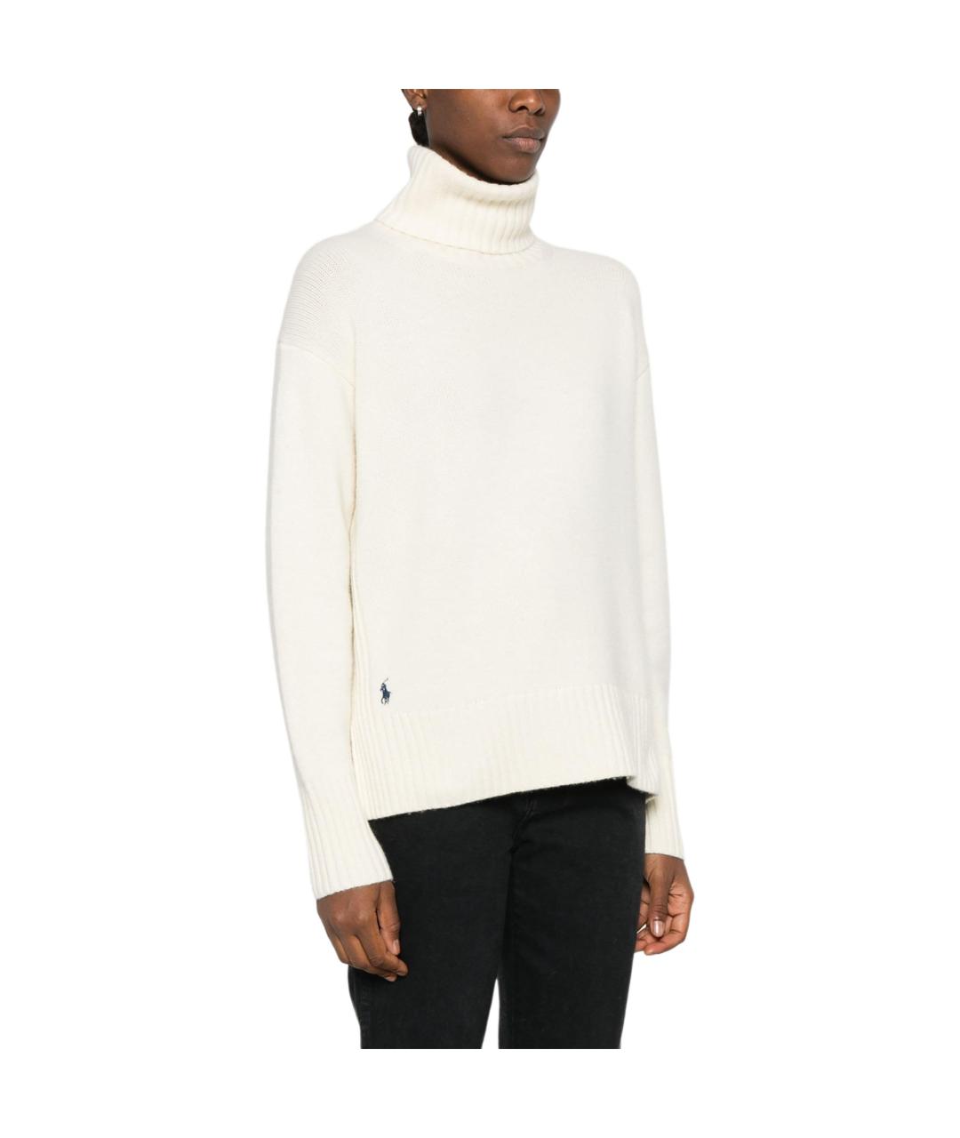 POLO RALPH LAUREN Белый джемпер / свитер, фото 4
