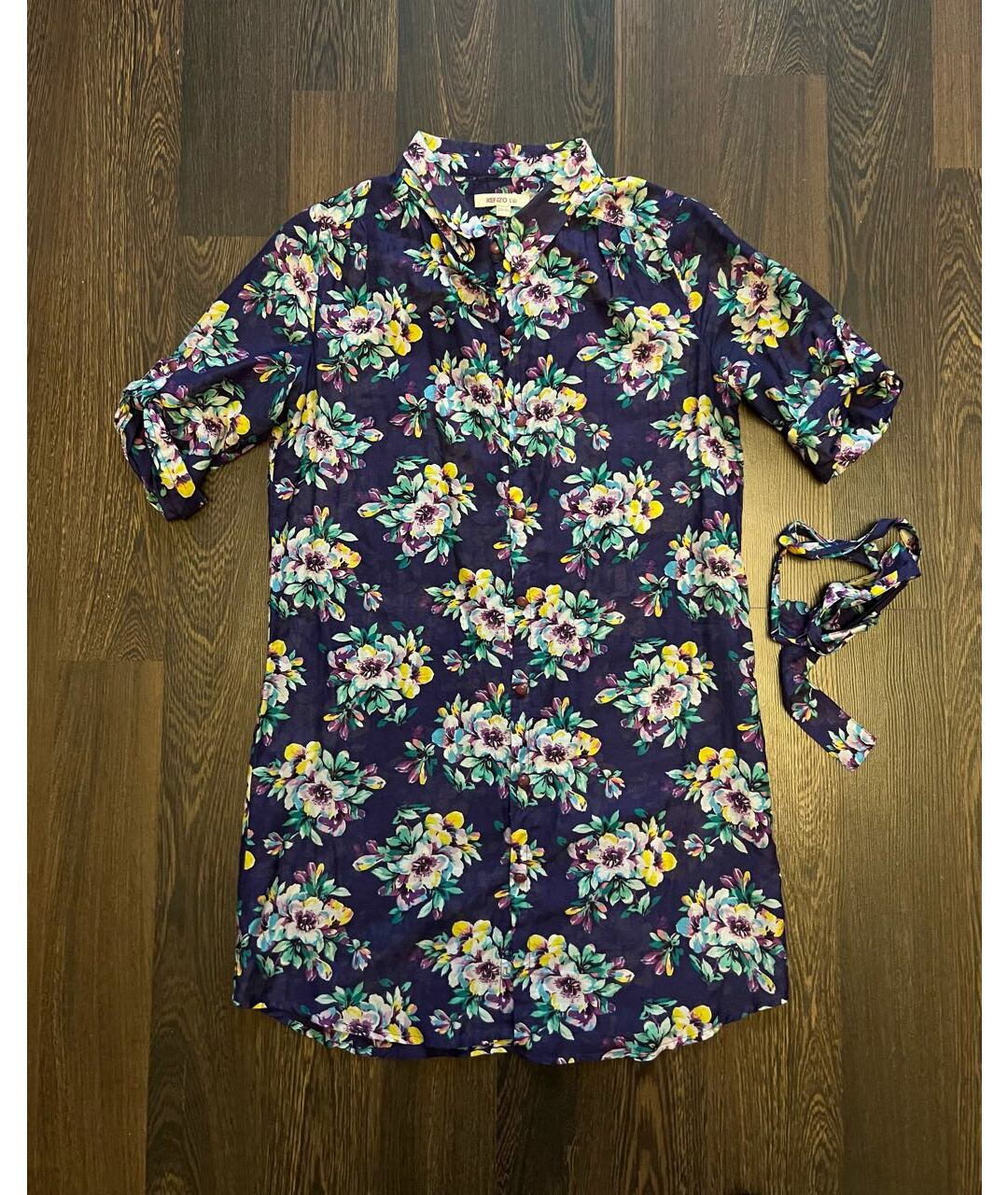 KENZO Мульти хлопковая рубашка/блузка, фото 2