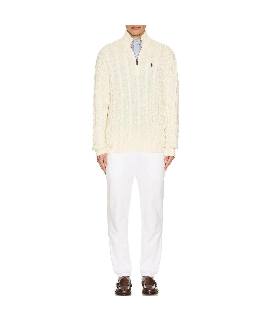 POLO RALPH LAUREN Белый джемпер / свитер, фото 5