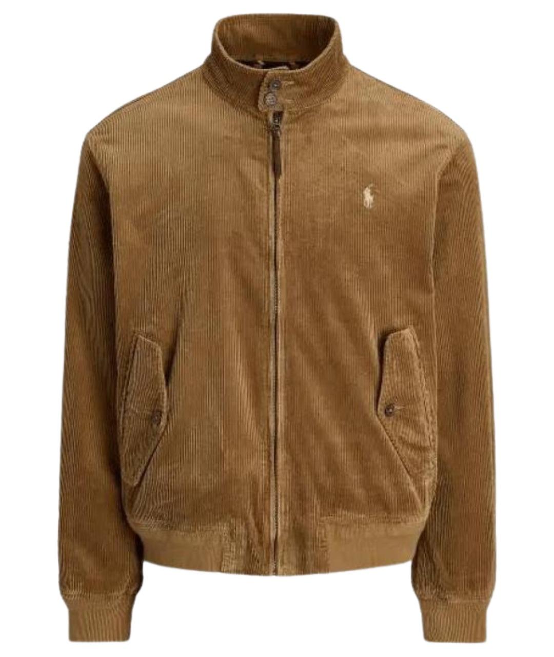 POLO RALPH LAUREN Коричневая хлопковая куртка, фото 1