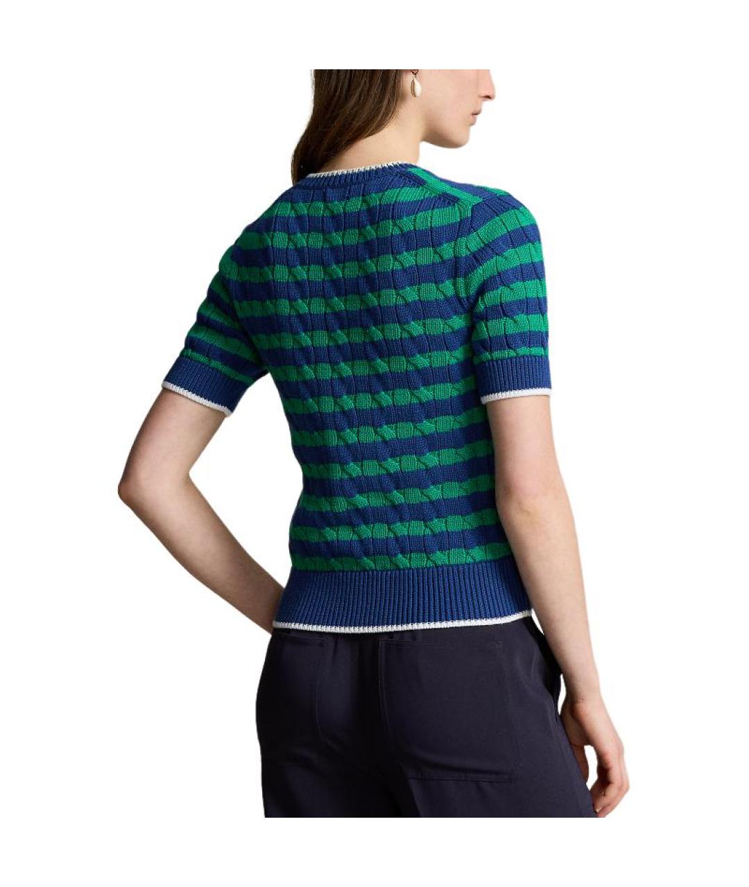 POLO RALPH LAUREN Зеленый джемпер / свитер, фото 2