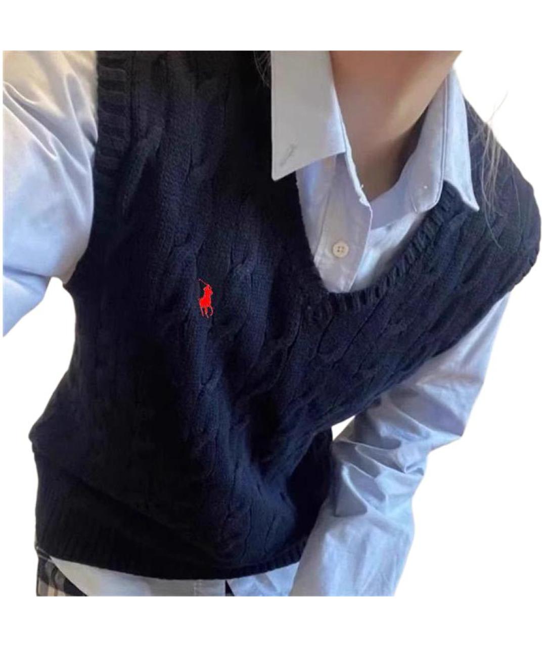 POLO RALPH LAUREN Темно-синяя жилетка, фото 3