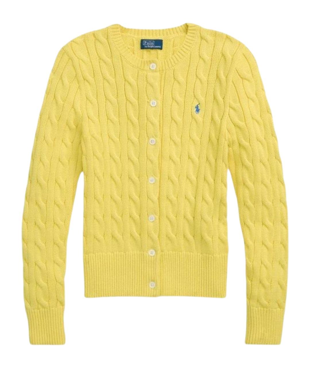 POLO RALPH LAUREN Желтый кардиган, фото 1