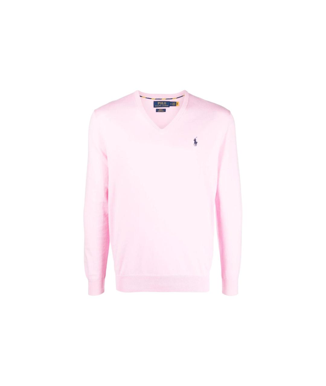 POLO RALPH LAUREN Розовый джемпер / свитер, фото 5