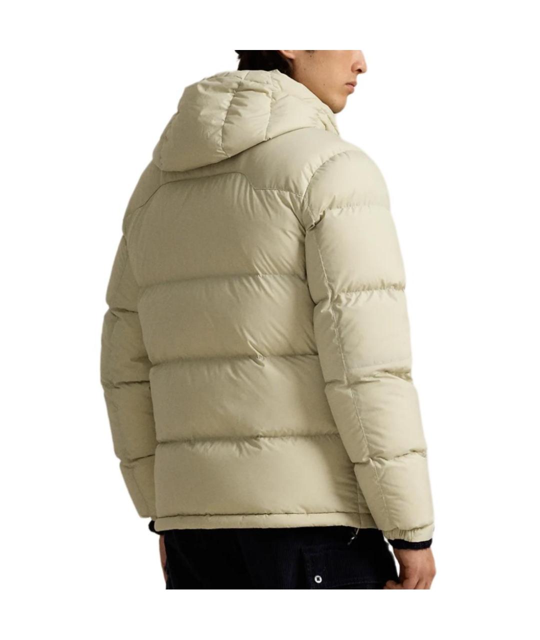 POLO RALPH LAUREN Бежевый пуховик, фото 3