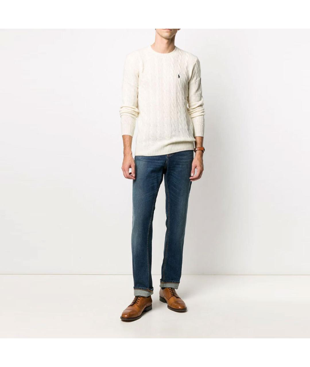 POLO RALPH LAUREN Белый джемпер / свитер, фото 3