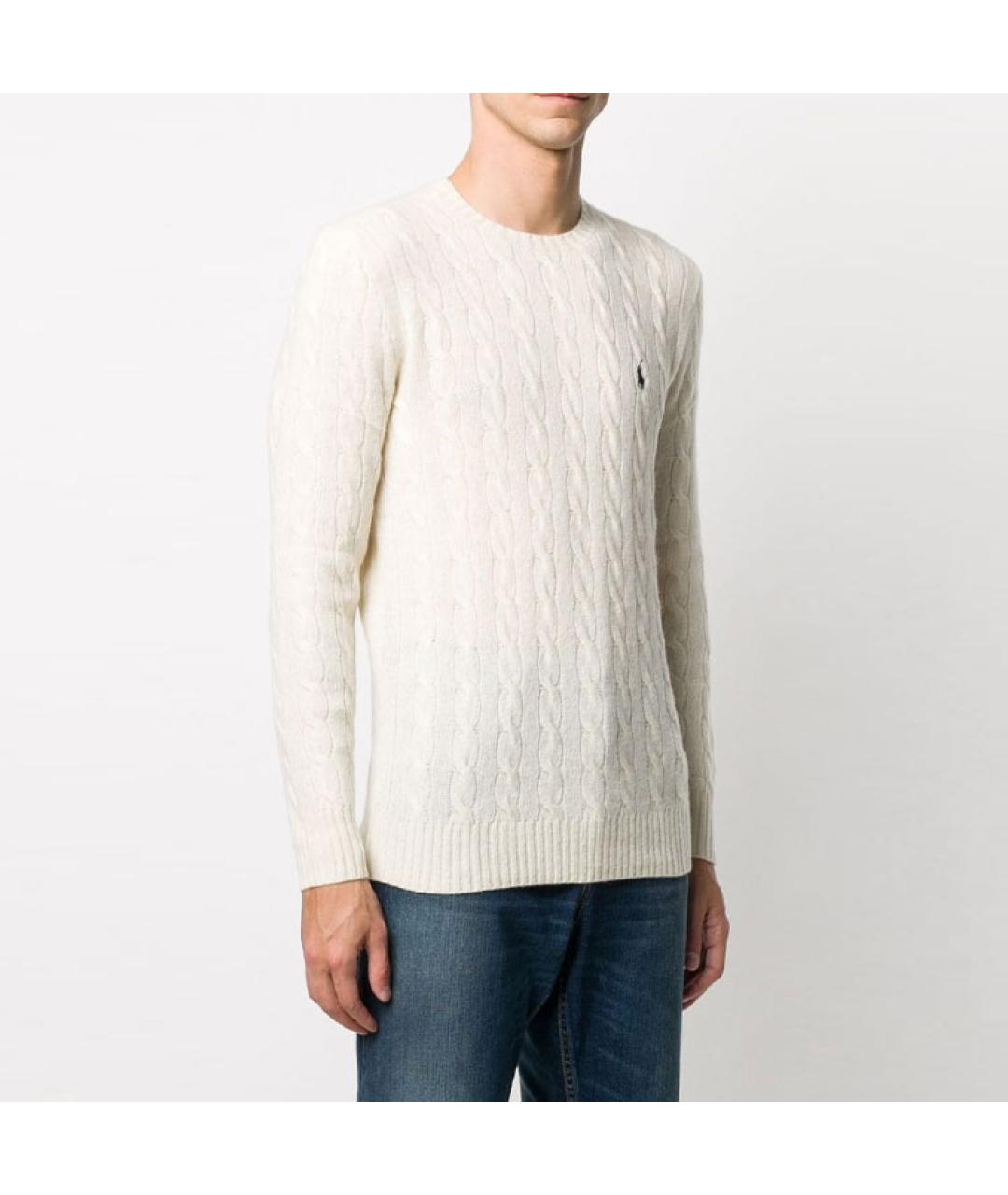 POLO RALPH LAUREN Белый джемпер / свитер, фото 4