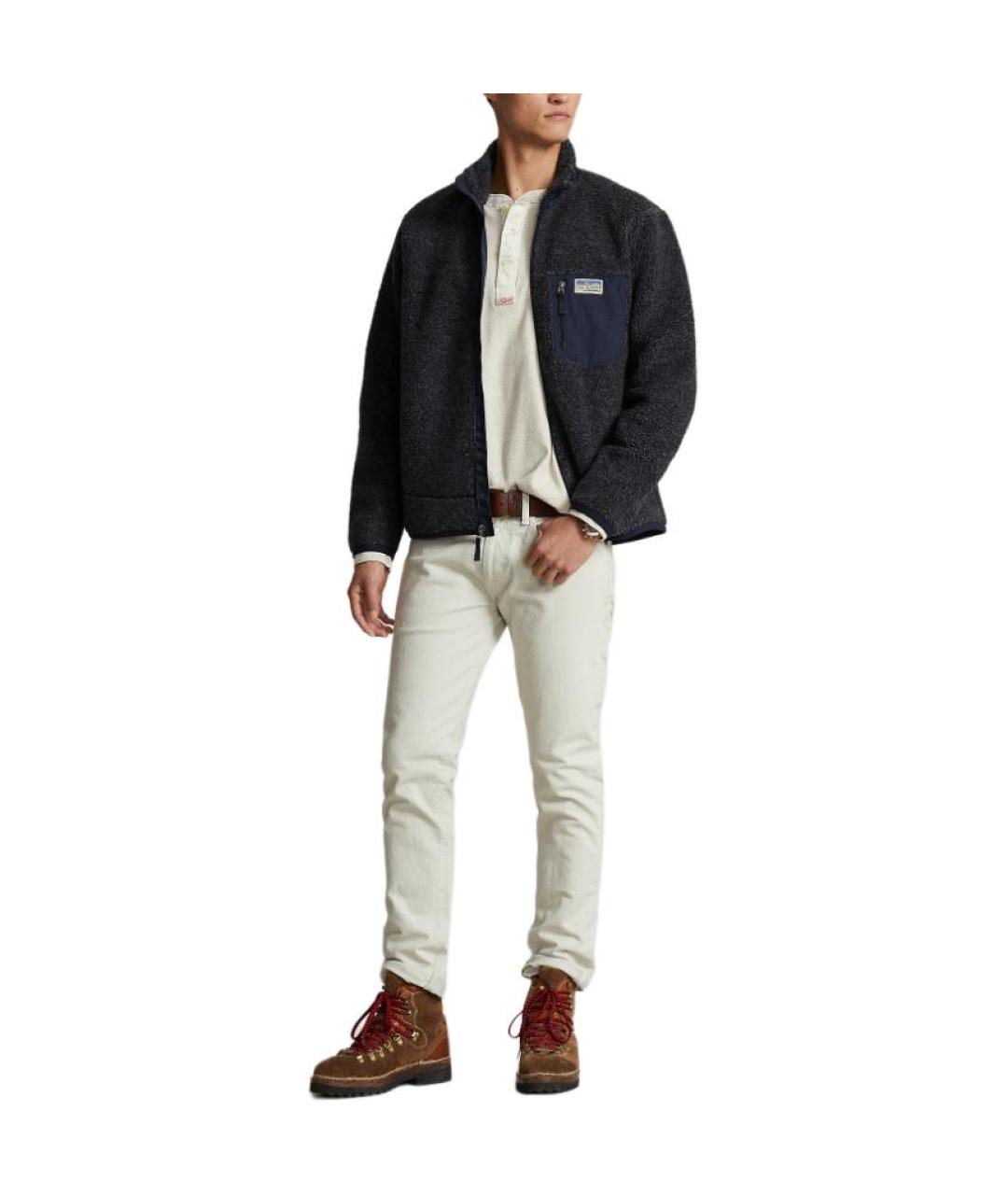 POLO RALPH LAUREN Антрацитовая полиэстеровая куртка, фото 2