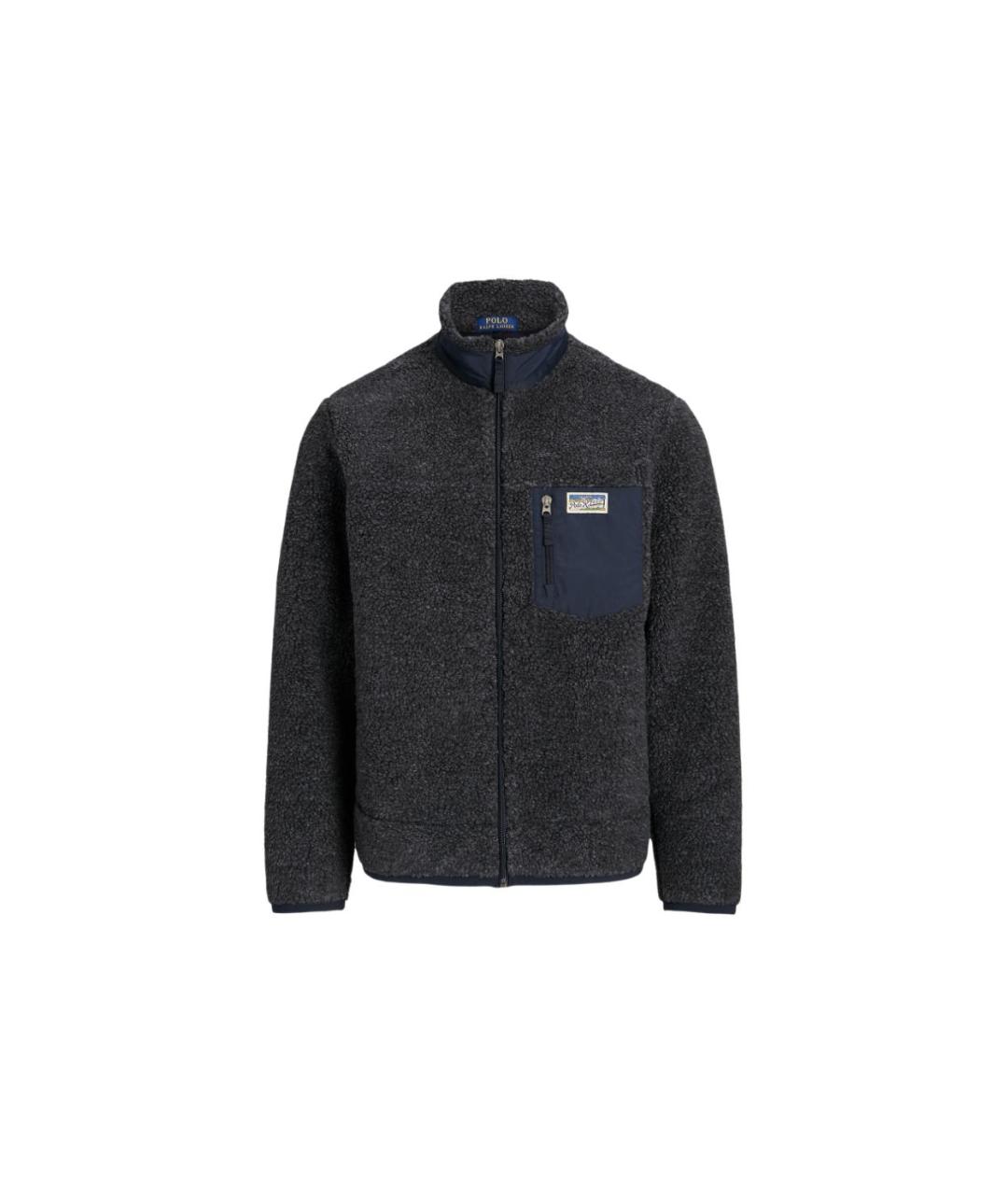 POLO RALPH LAUREN Антрацитовая полиэстеровая куртка, фото 5