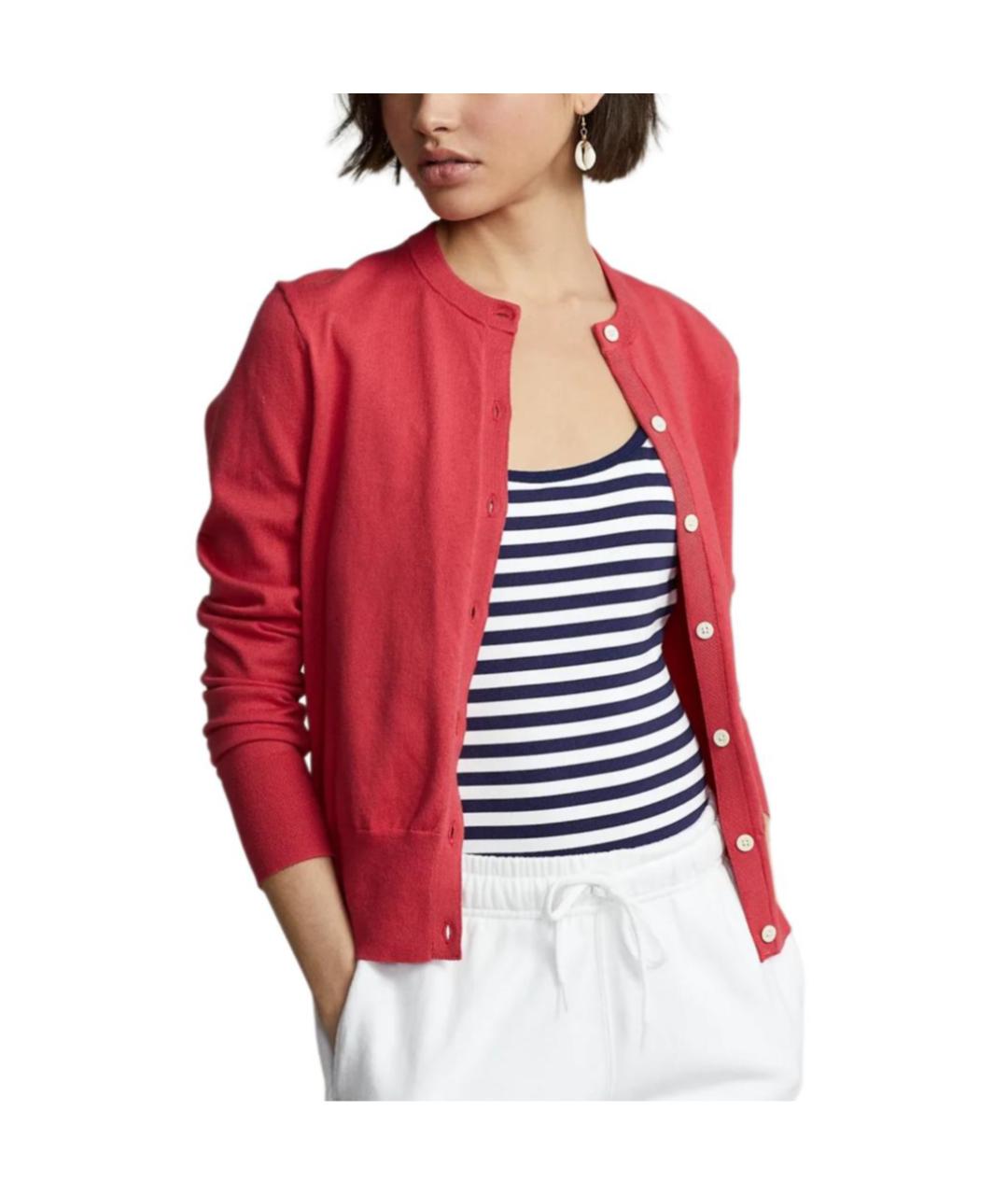 POLO RALPH LAUREN Красный кардиган, фото 3