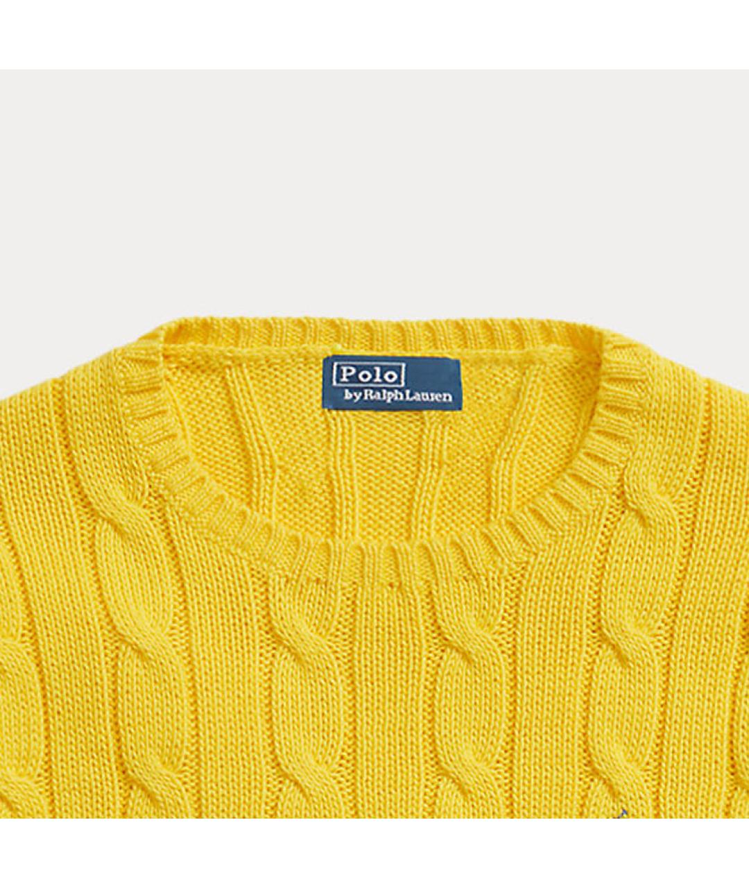 POLO RALPH LAUREN Желтый джемпер / свитер, фото 7