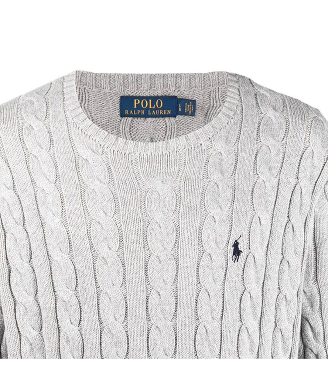 POLO RALPH LAUREN Серый джемпер / свитер, фото 5