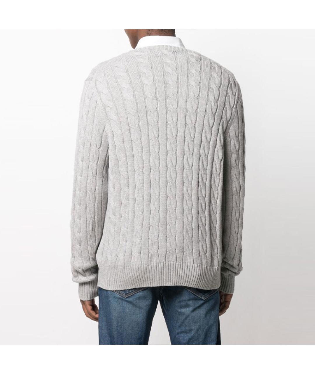 POLO RALPH LAUREN Серый джемпер / свитер, фото 3