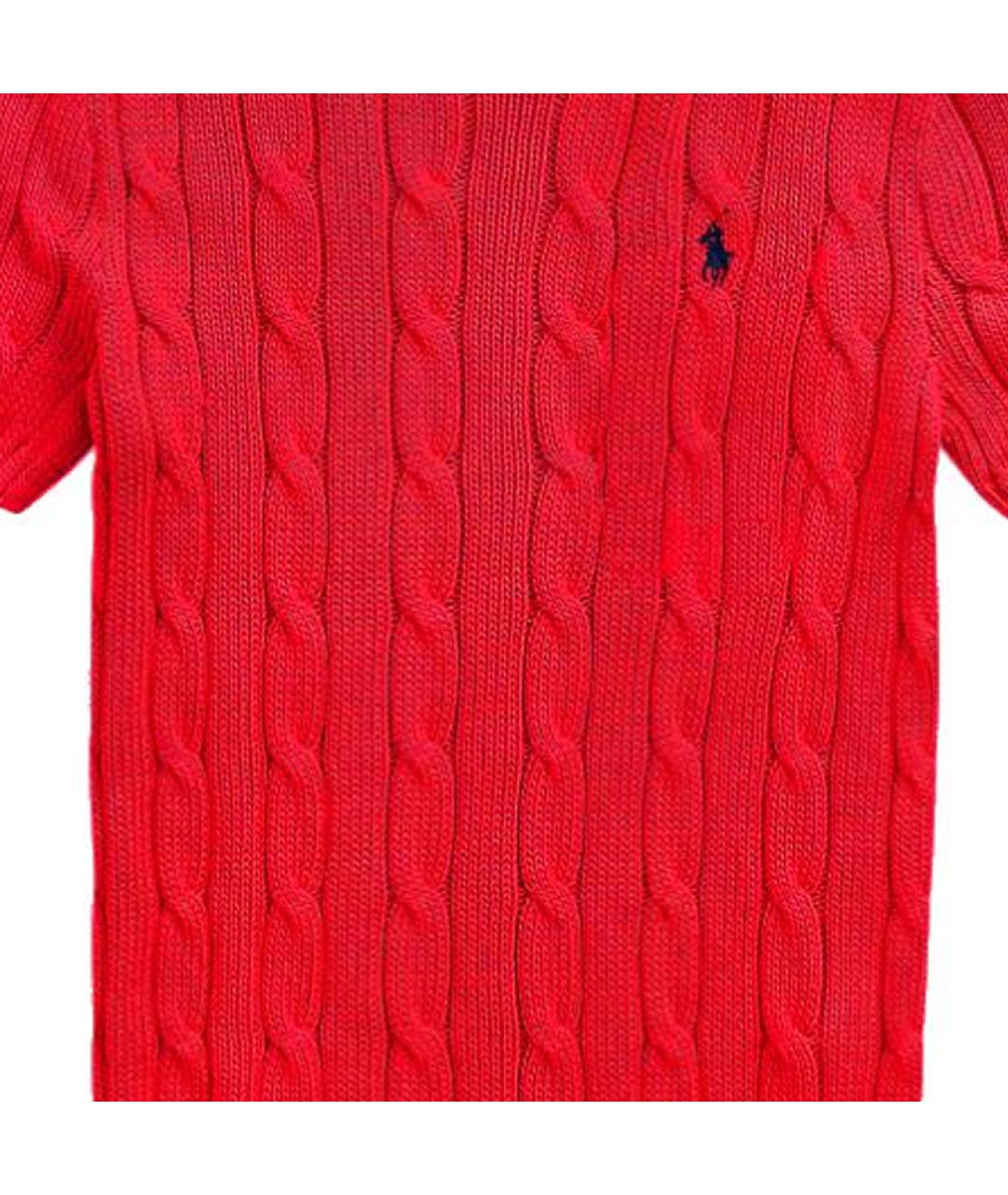 POLO RALPH LAUREN Красный хлопковый джемпер / свитер, фото 5