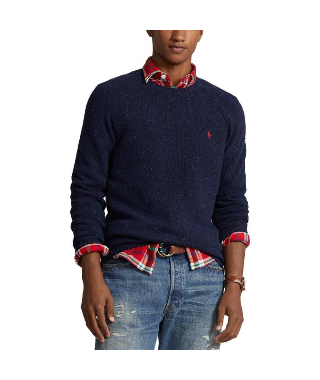 POLO RALPH LAUREN Темно-синий джемпер / свитер, фото 3