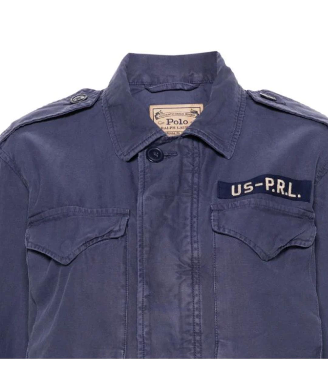 POLO RALPH LAUREN Синяя хлопковая куртка, фото 5