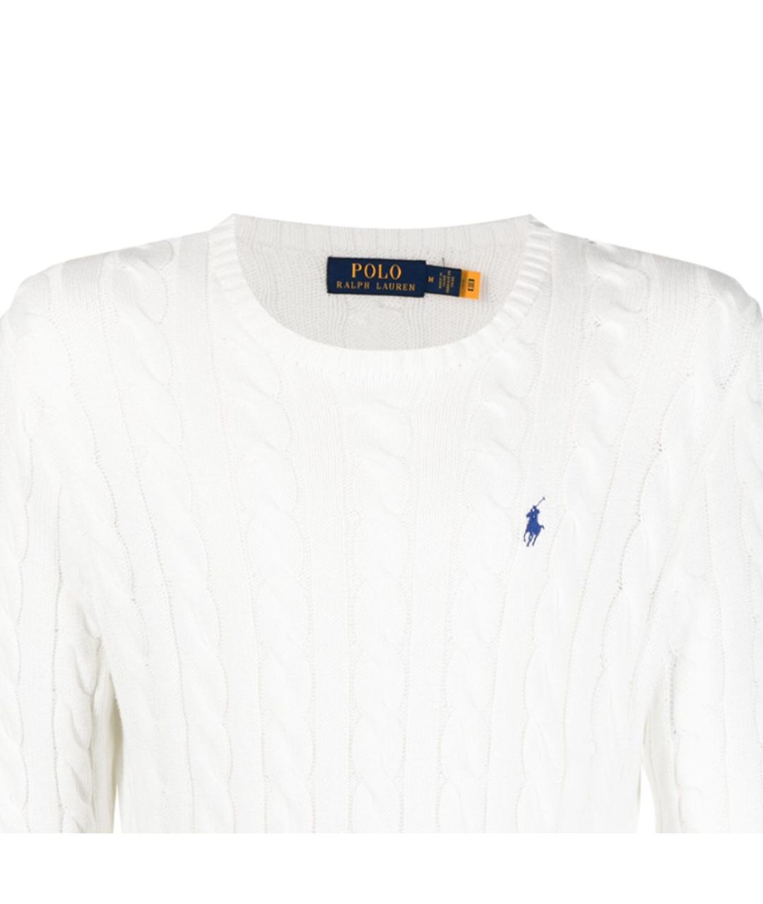 POLO RALPH LAUREN Белый джемпер / свитер, фото 4