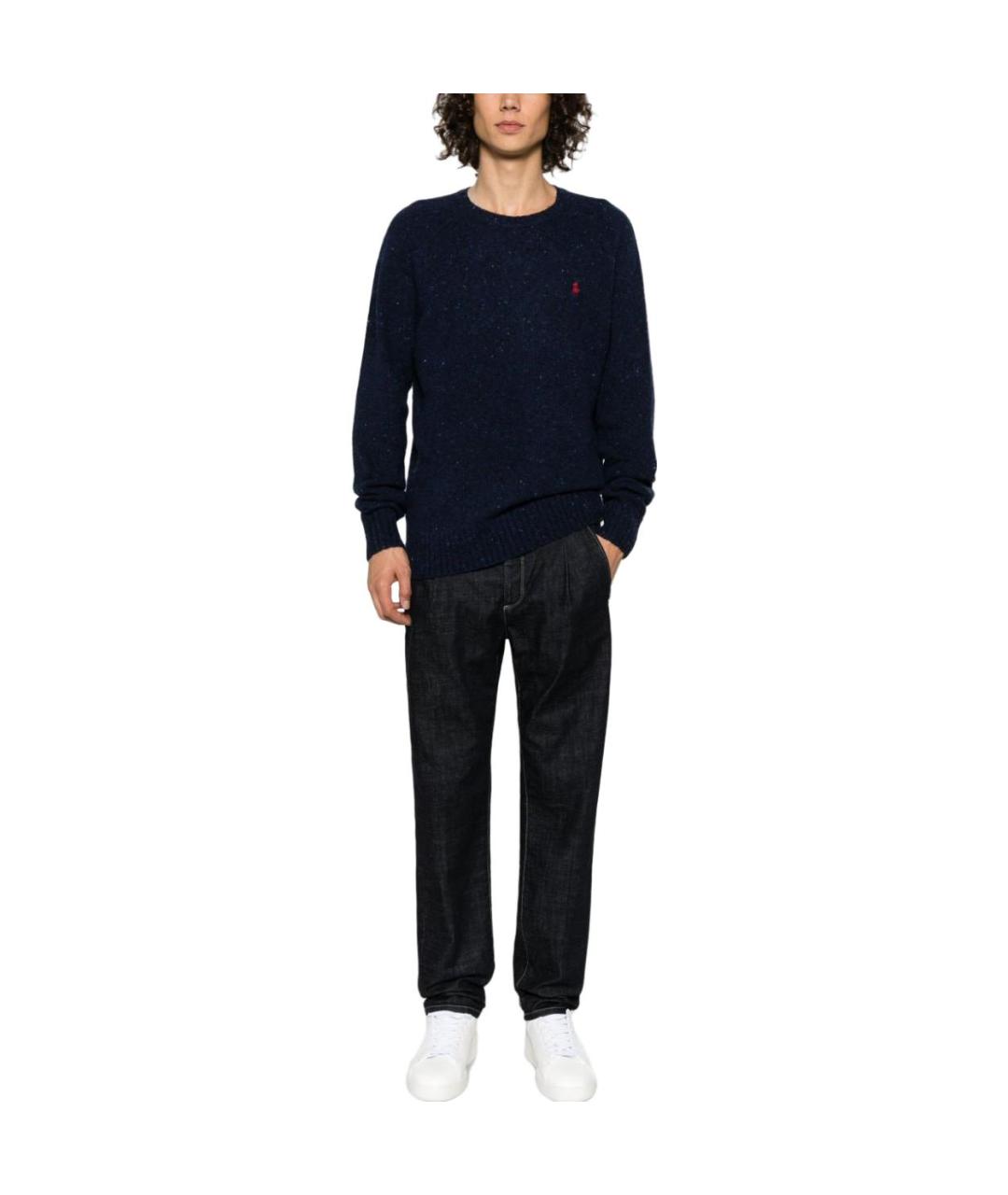 POLO RALPH LAUREN Темно-синий джемпер / свитер, фото 2