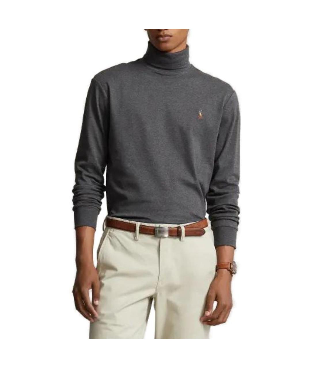 POLO RALPH LAUREN Серый джемпер / свитер, фото 3